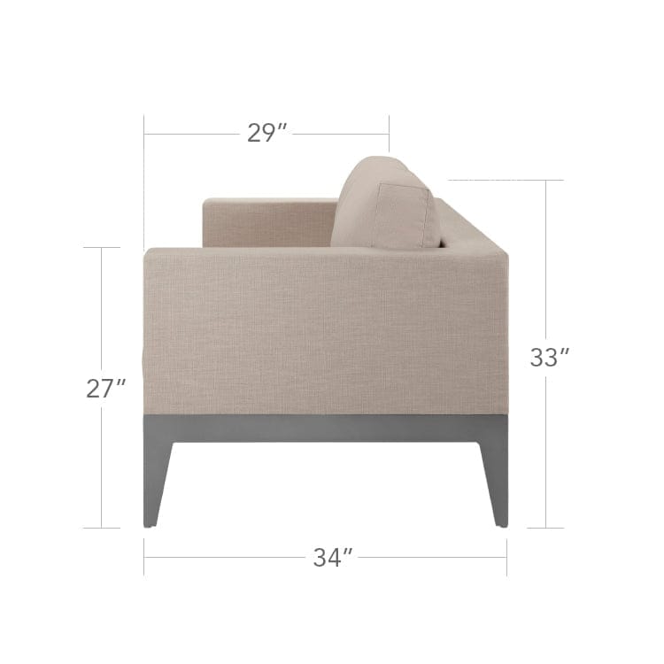 South Beach Loveseat by DecoScape Outdoor Loveseat DecoScape