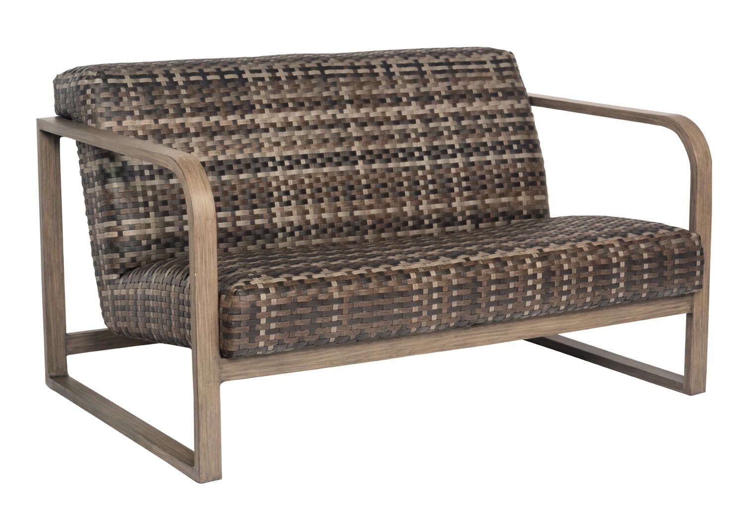 Woodard Reunion Wicker Love Seat S648021 Seating Woodard