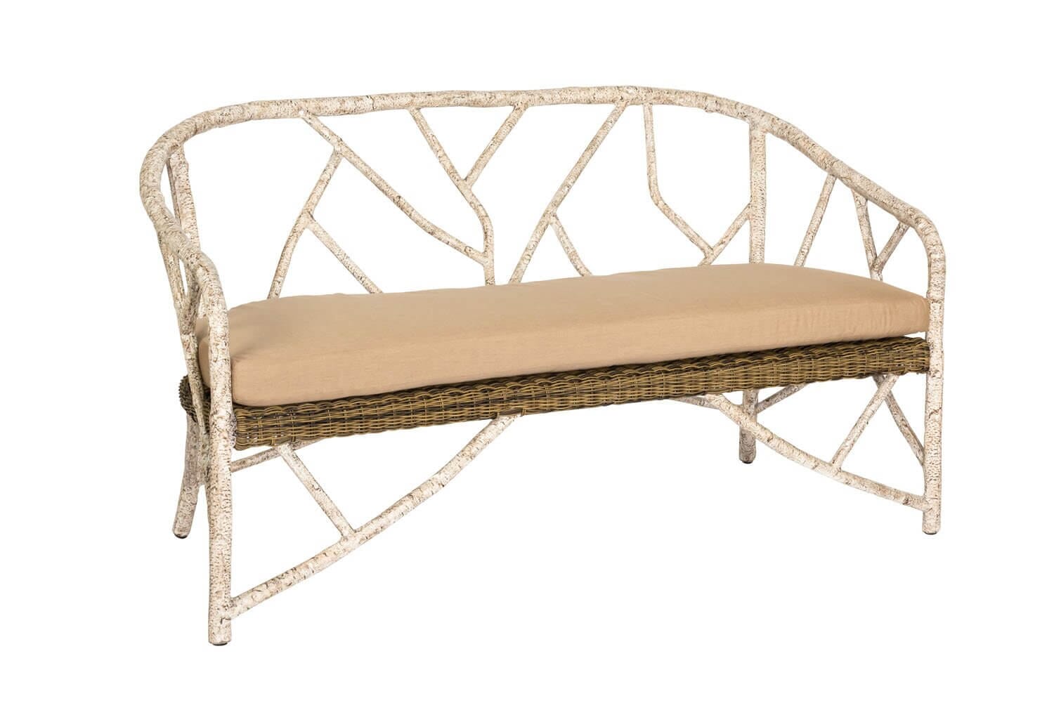 Woodard River Run Faux Bois Love Seat S545051 Seating Woodard
