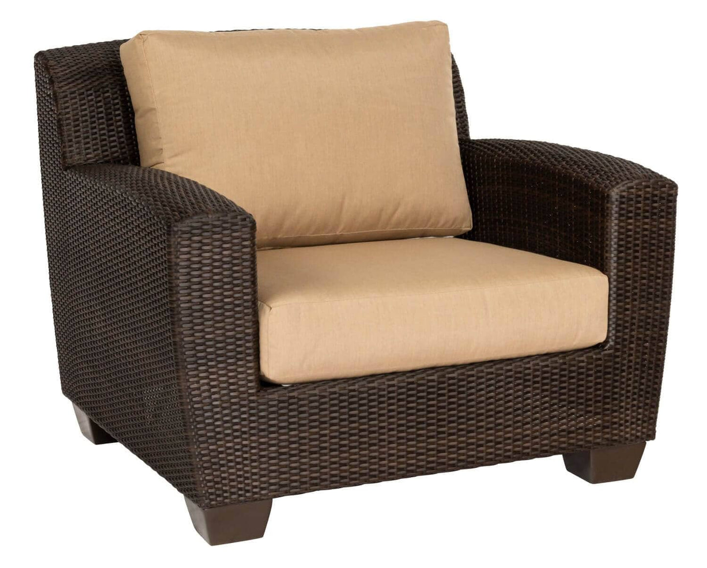 Woodard Saddleback Wicker Lounge Chair S523011 Seating Woodard