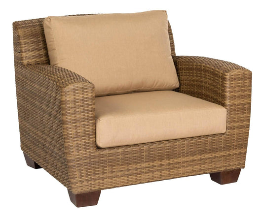 Woodard Saddleback Wicker Lounge Chair S523011 Seating Woodard