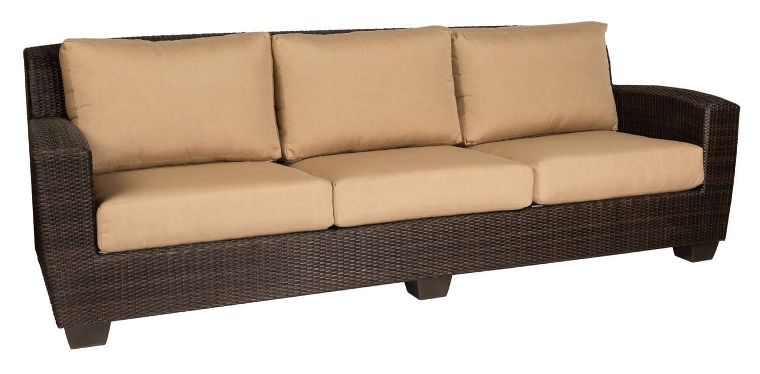 Woodard Saddleback Wicker Sofa S523031 Seating Woodard