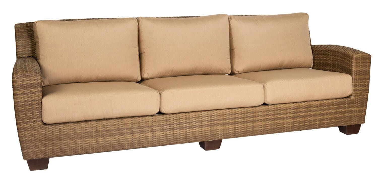Woodard Saddleback Wicker Sofa S523031 Seating Woodard
