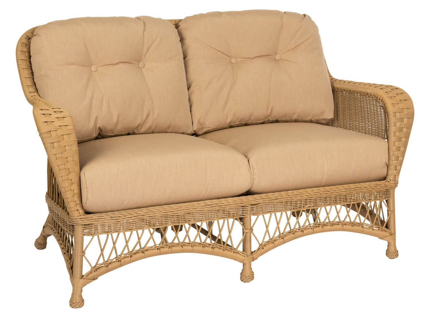Woodard Sommerwind Love Seat S596021 Seating Woodard