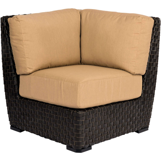 Woodard Cooper Wicker Corner Sectional Unit S640051
