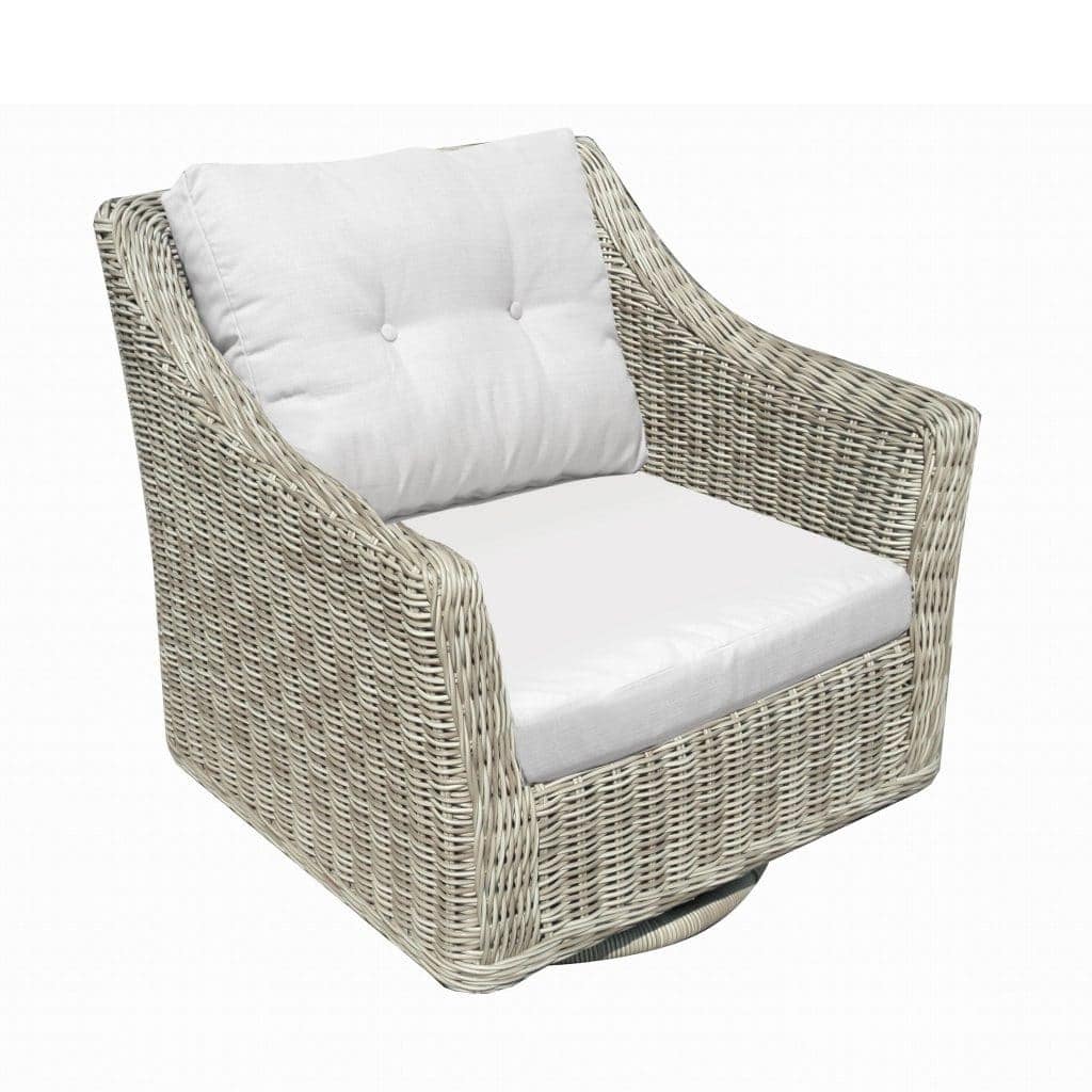 Forever Wicker Chair with Ottoman