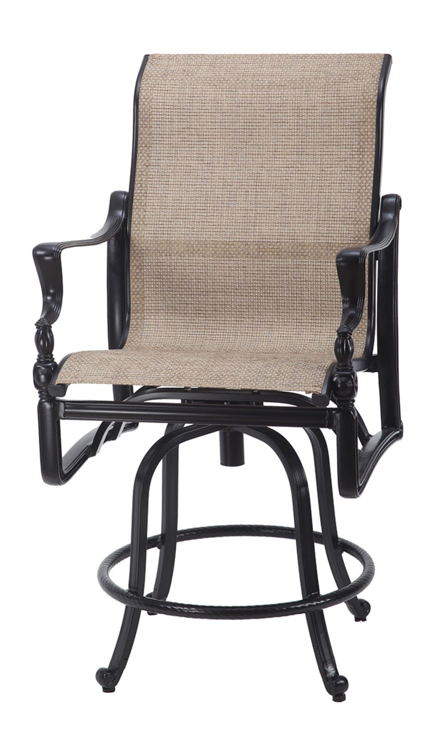 Gensun Bel Air Sling Swivel Balcony Stool 50990006 Seating Gensun