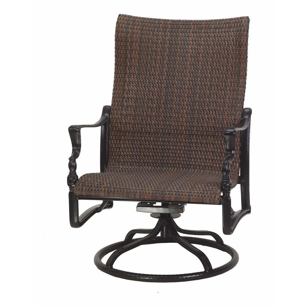Gensun | Bel Air Woven High Back Swivel Rocking Lounge Chair | 70990024 Seating Gensun