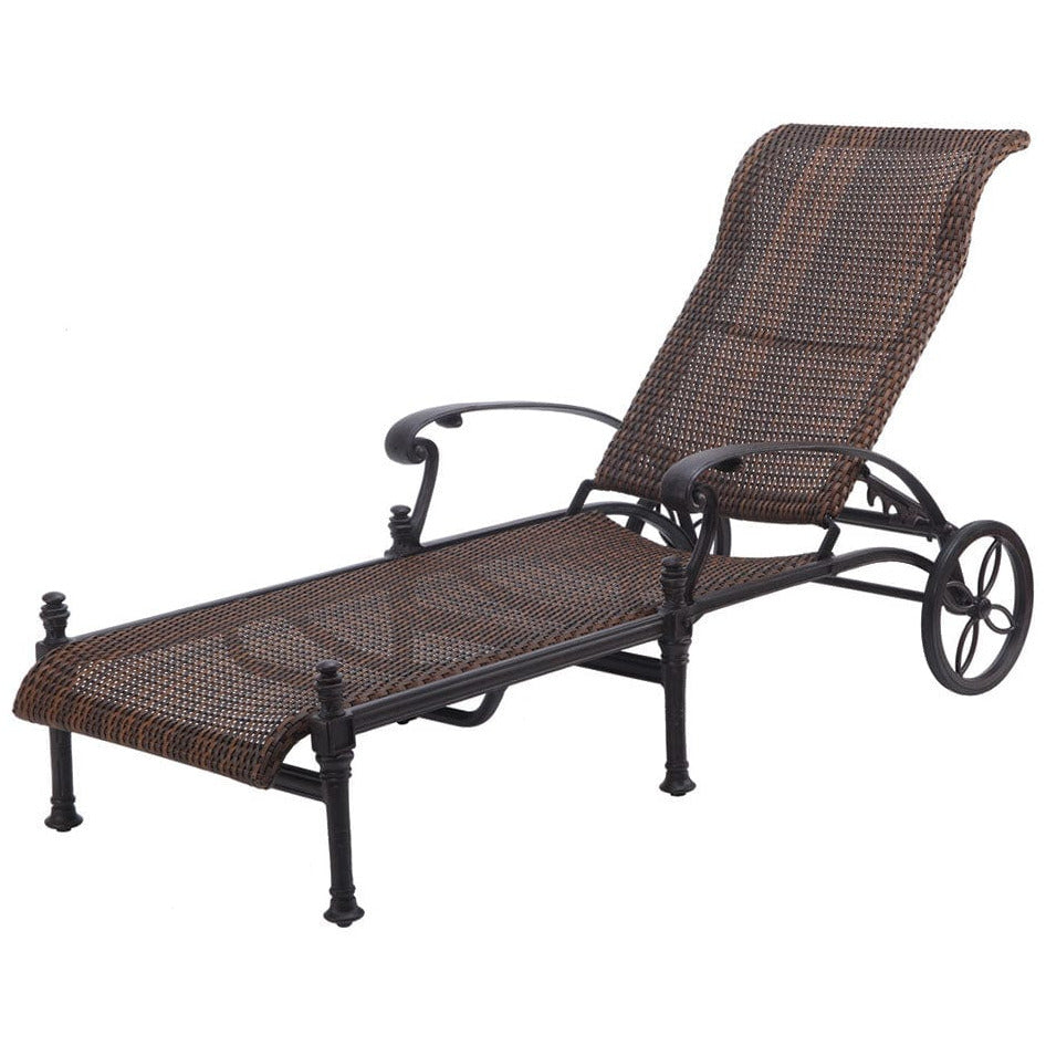 Gensun Florence Woven Chaise Lounge 71230009 Seating Gensun
