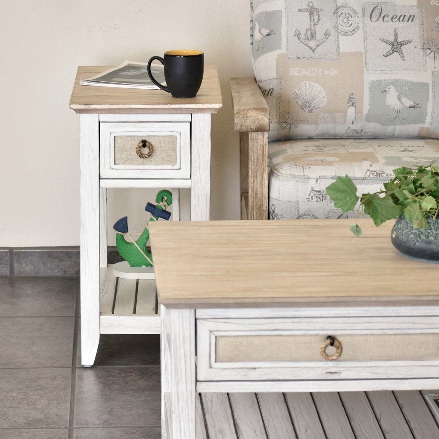 Sea Winds Trading Captiva Island Chairside Table B86305 Indoor Sea Winds Trading Co