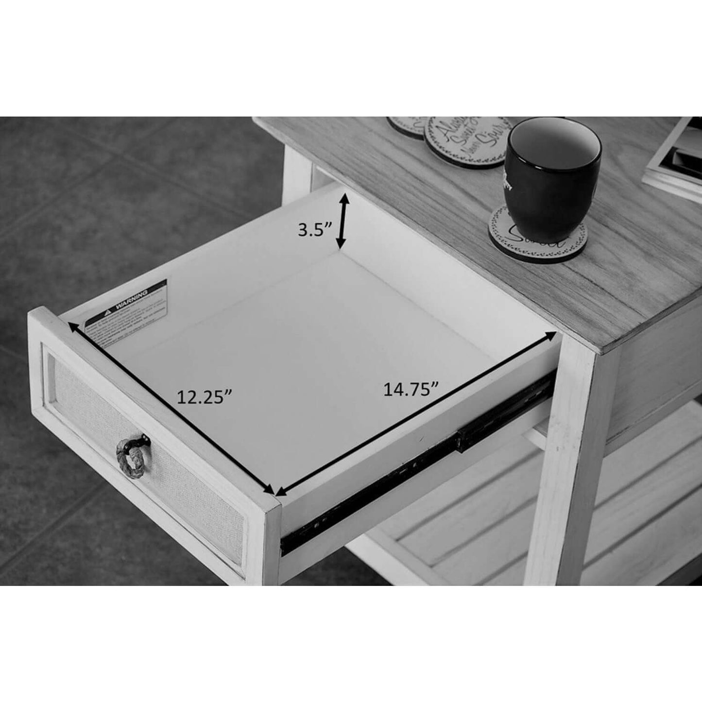 Sea Winds Trading Captiva Island End Table B86302 Indoor Sea Winds Trading Co