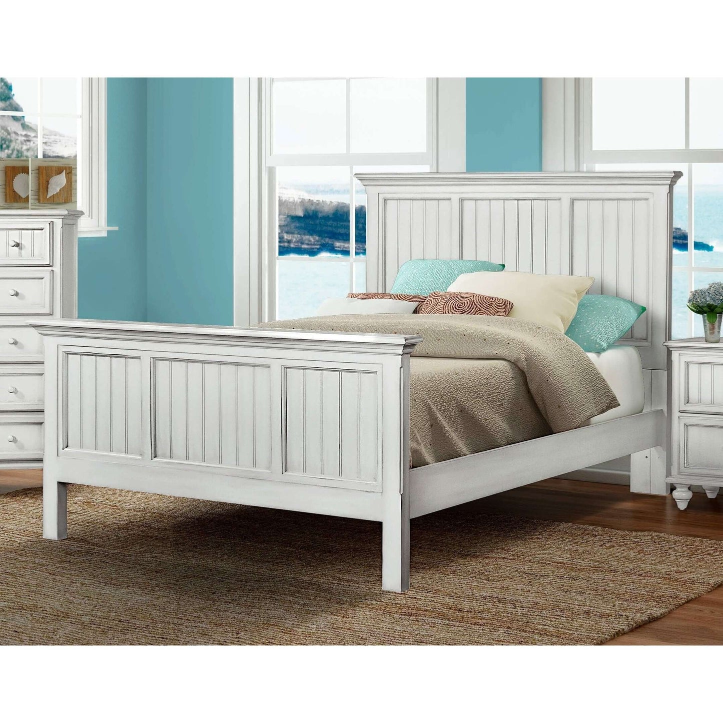 Sea Winds Trading Monaco King Bed B818KBED Indoor Sea Winds Trading Co