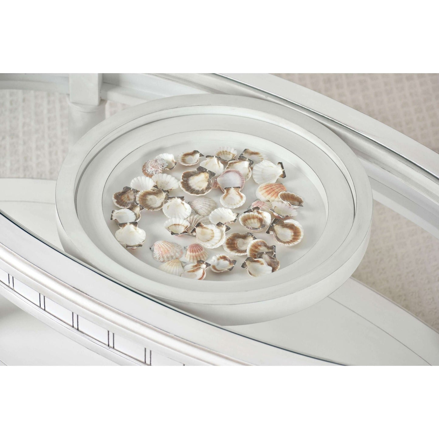 Sea Winds Trading Monaco Oval Coffee Table with Tray Insert B81803 Indoor Sea Winds Trading Co