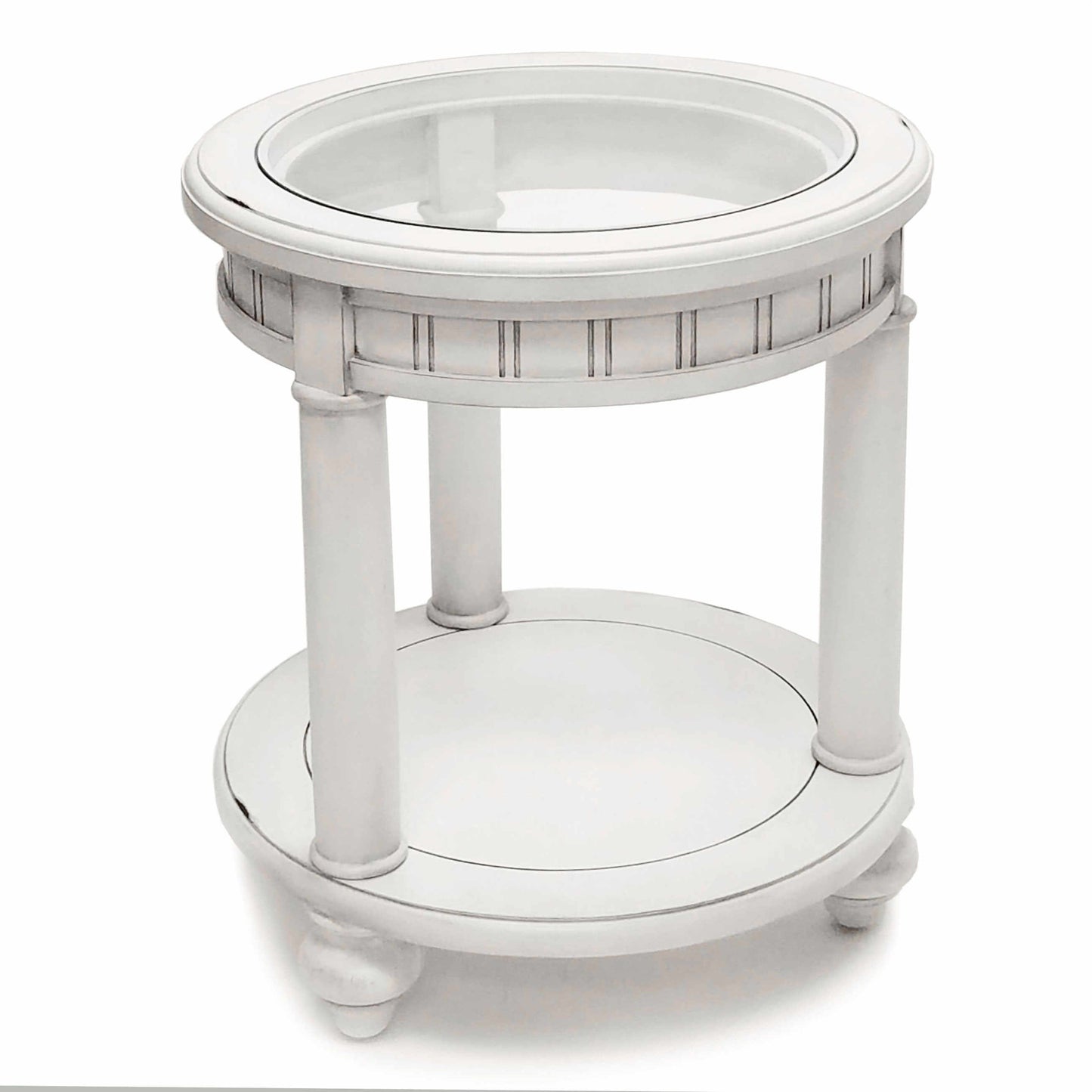 Sea Winds Trading Monaco Round End Table B81802 Indoor Sea Winds Trading Co