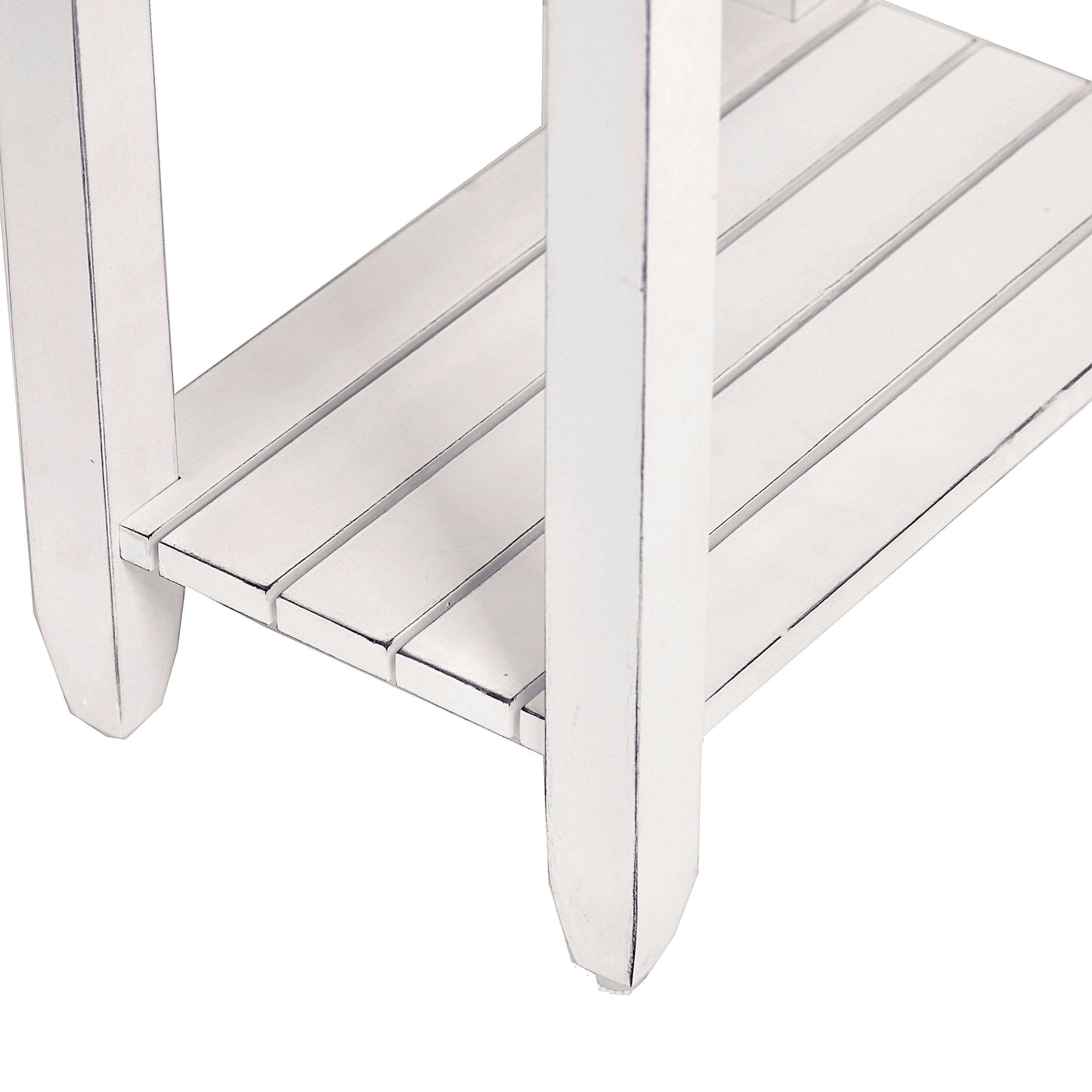 Sea Winds Trading Picket Fence Chairside Table B78205 Indoor Sea Winds Trading Co