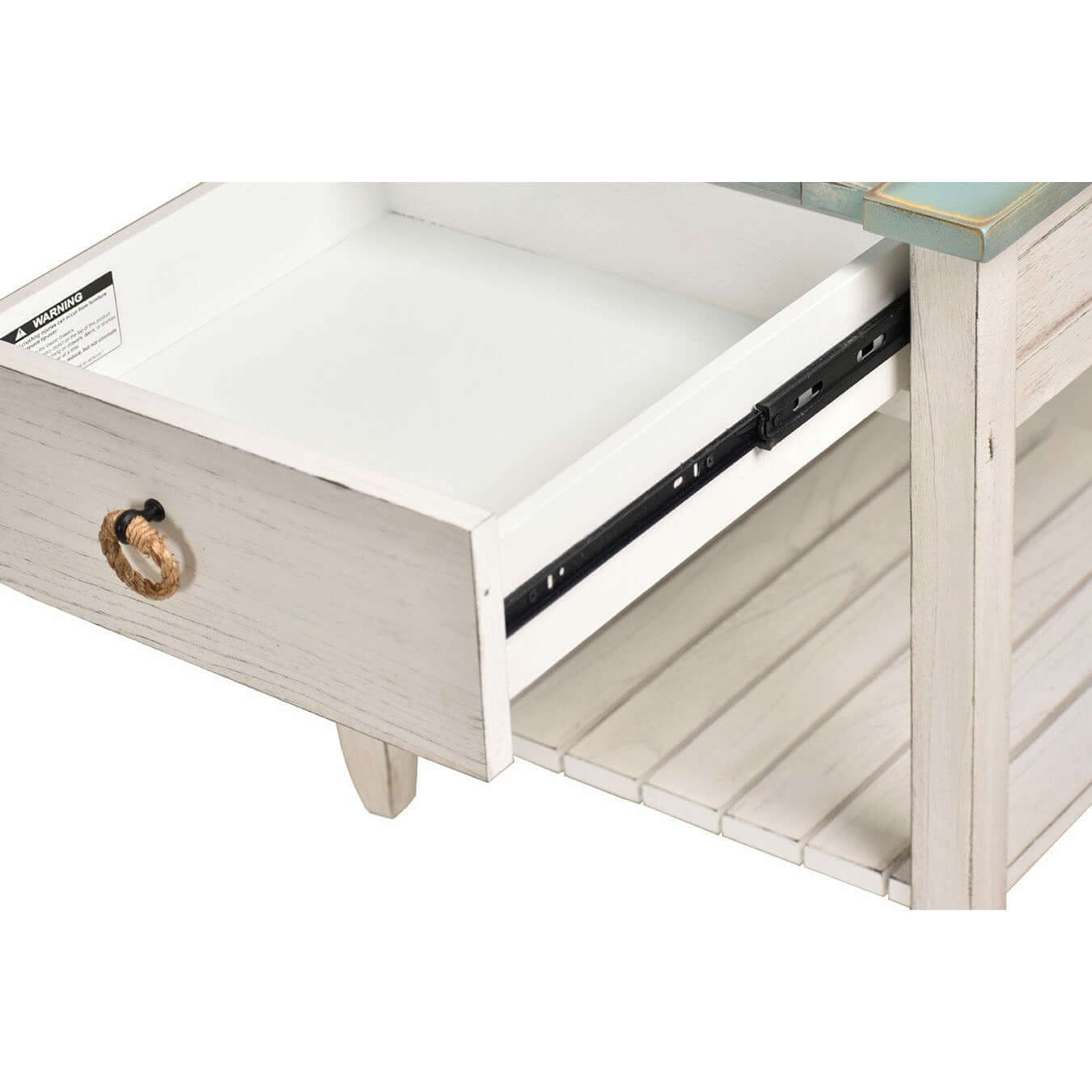 Sea Winds Trading Picket Fence End Table B78202 Indoor Sea Winds Trading Co