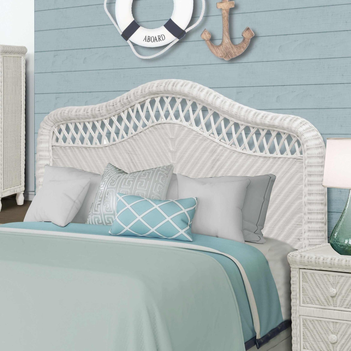Sea Winds Trading Santa Cruz Twin Headboard B57939 Indoor Sea Winds Trading Co
