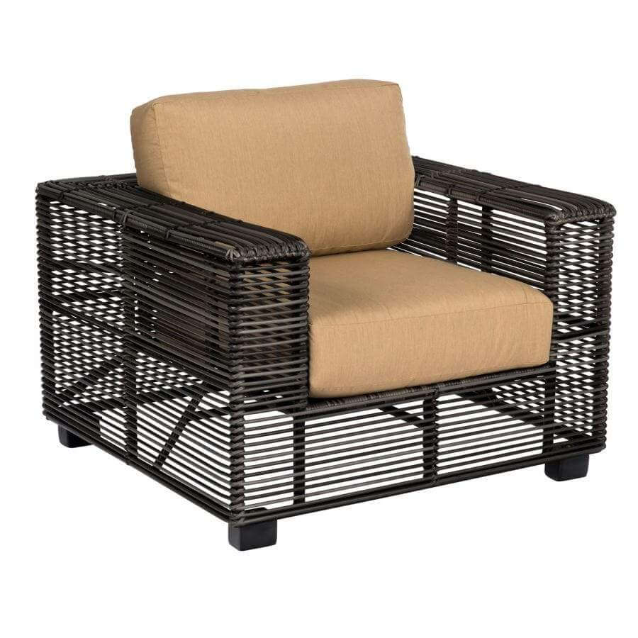 Forever Wicker Chair with Ottoman