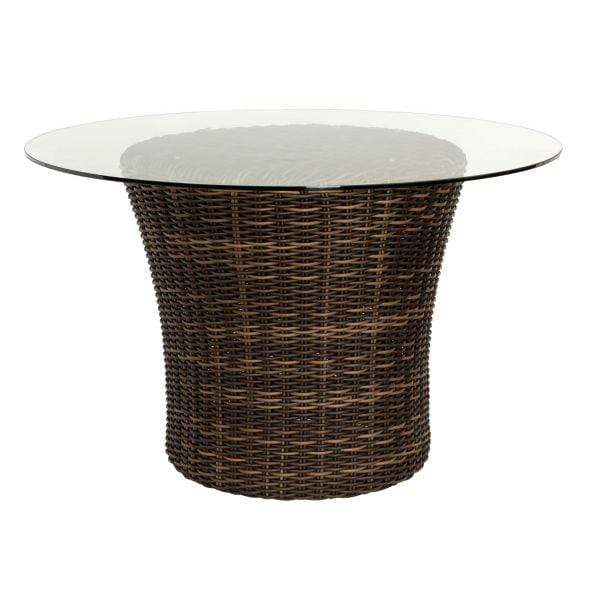 Woodard Sonoma 48" Round Dining Base with Glass Top S561601 Seating Woodard