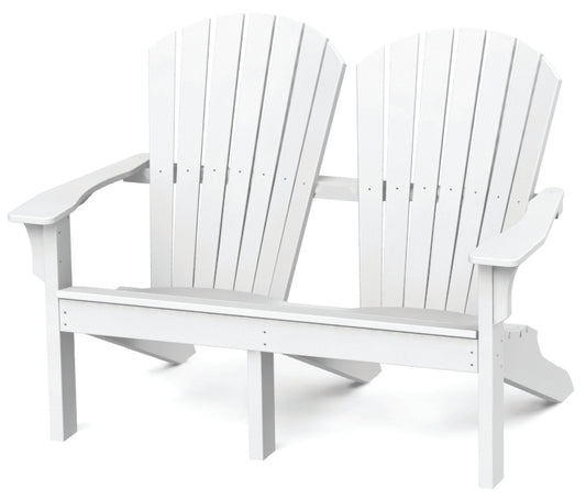 Adirondack Shellback Loveseat by Seaside Casual (020)