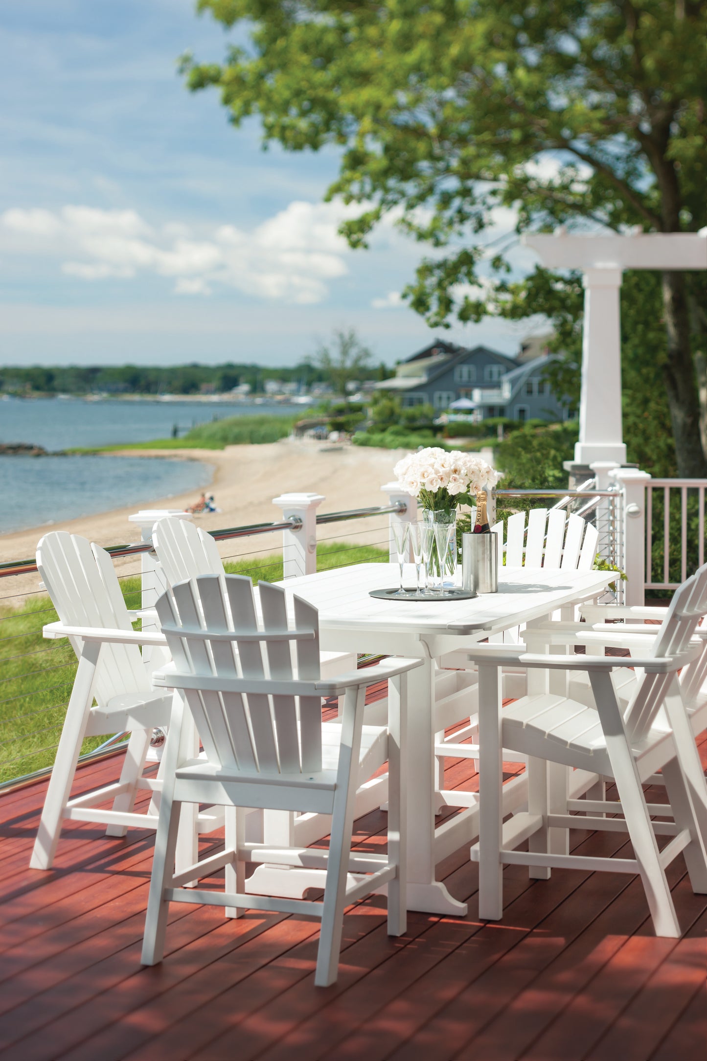 Portsmouth Balcony Table 42" x 72" by Seaside Casual (083)