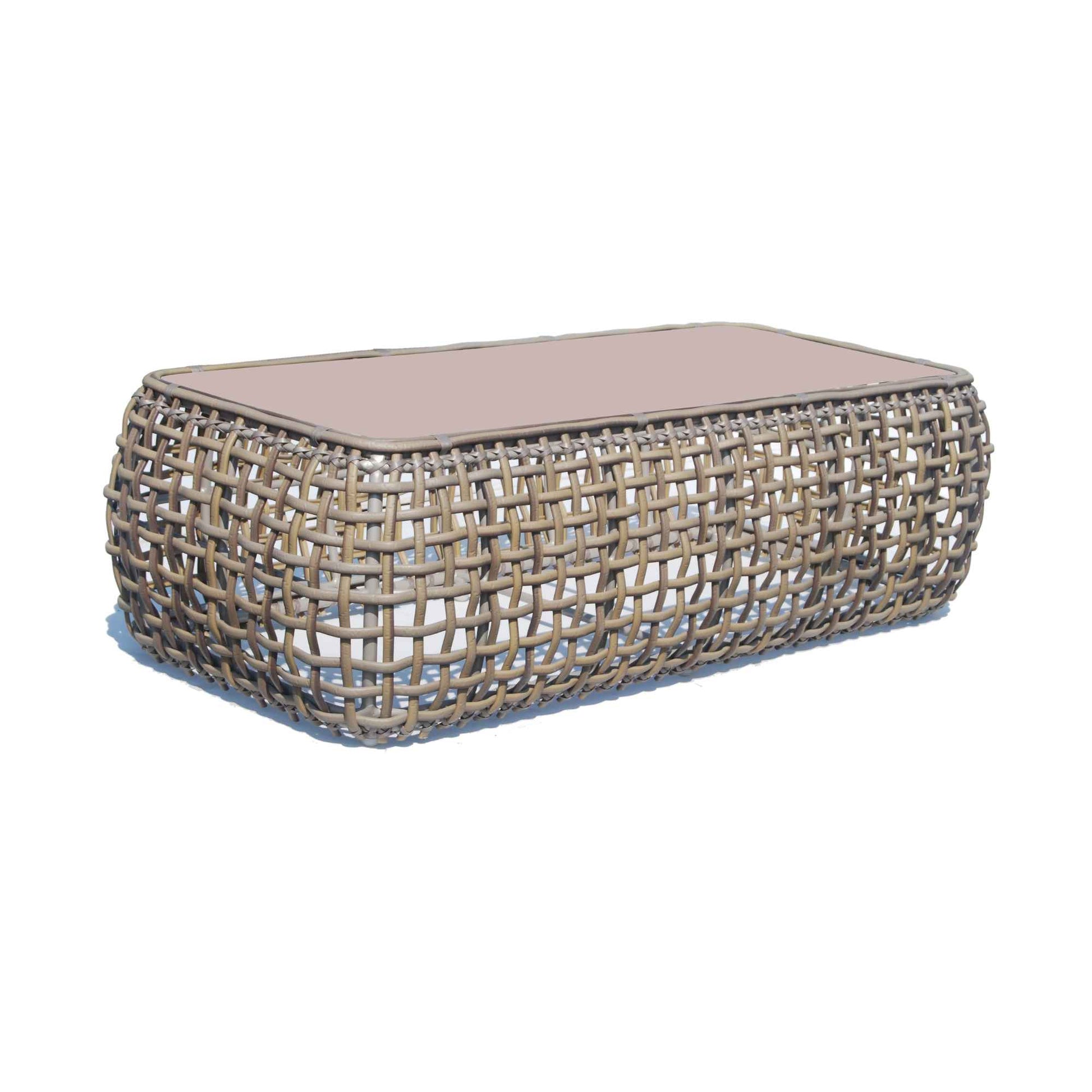 Dynasty Coffee Table with Glass