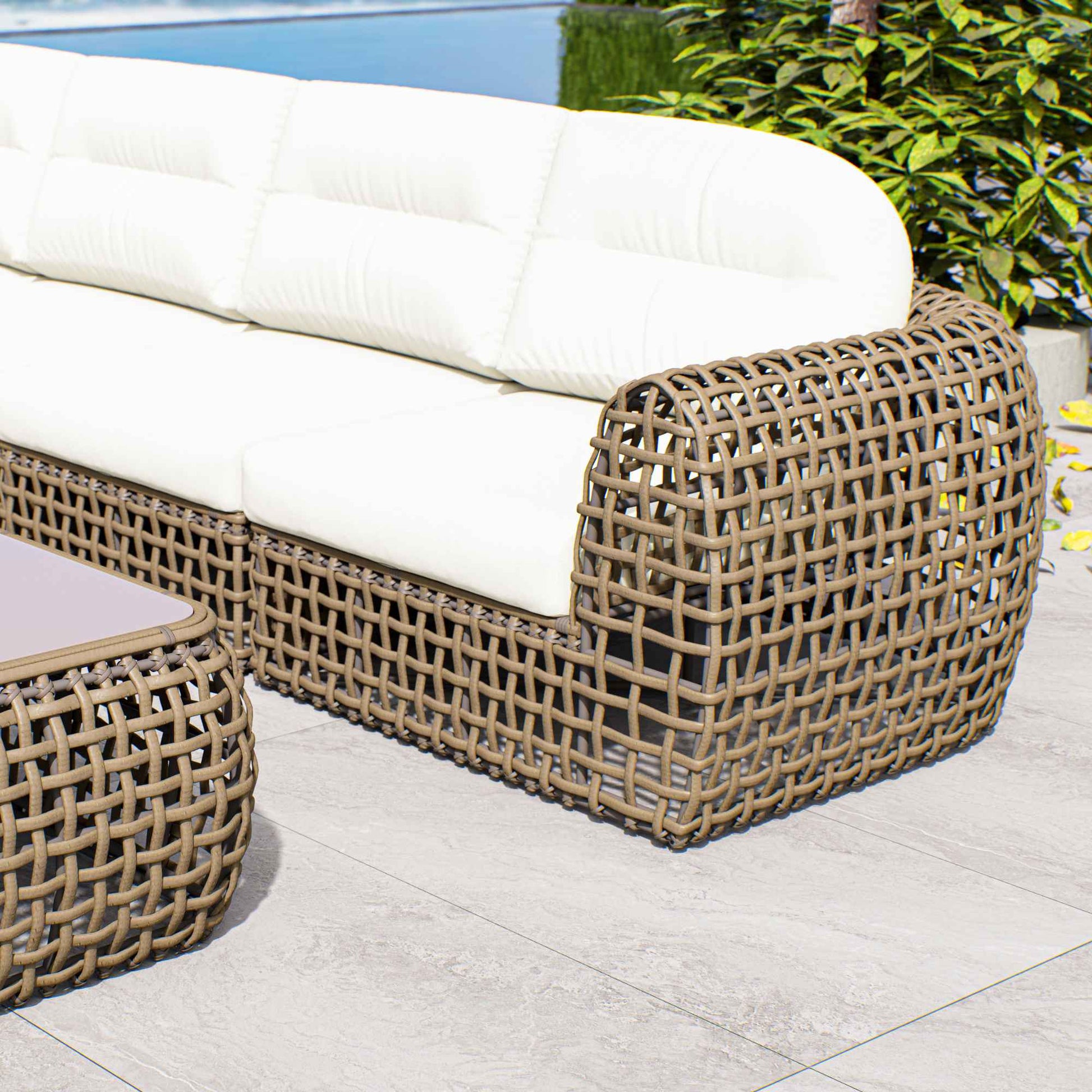 Dynasty Modular Corner with Sunbrella Cushion