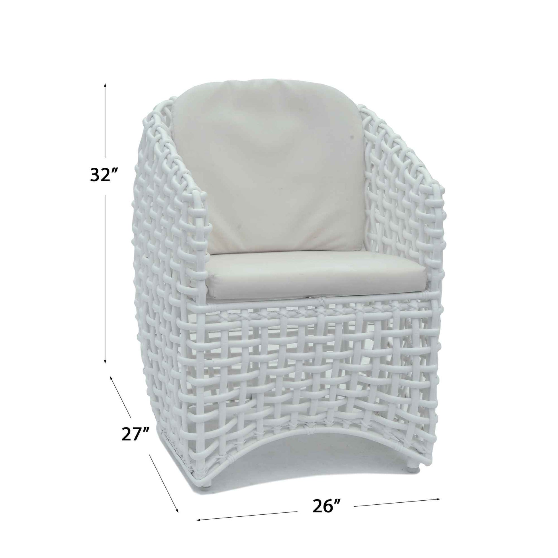 Dynasty 7-Piece Dining Set with Sunbrella Cushion