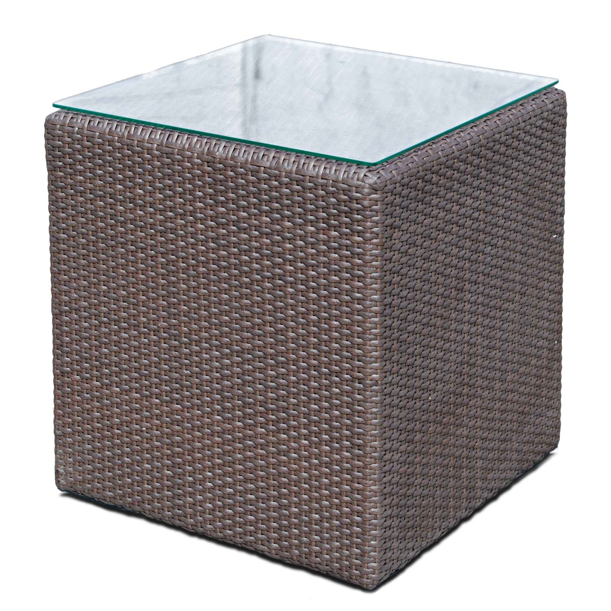 Anibal Side Table with Glass
