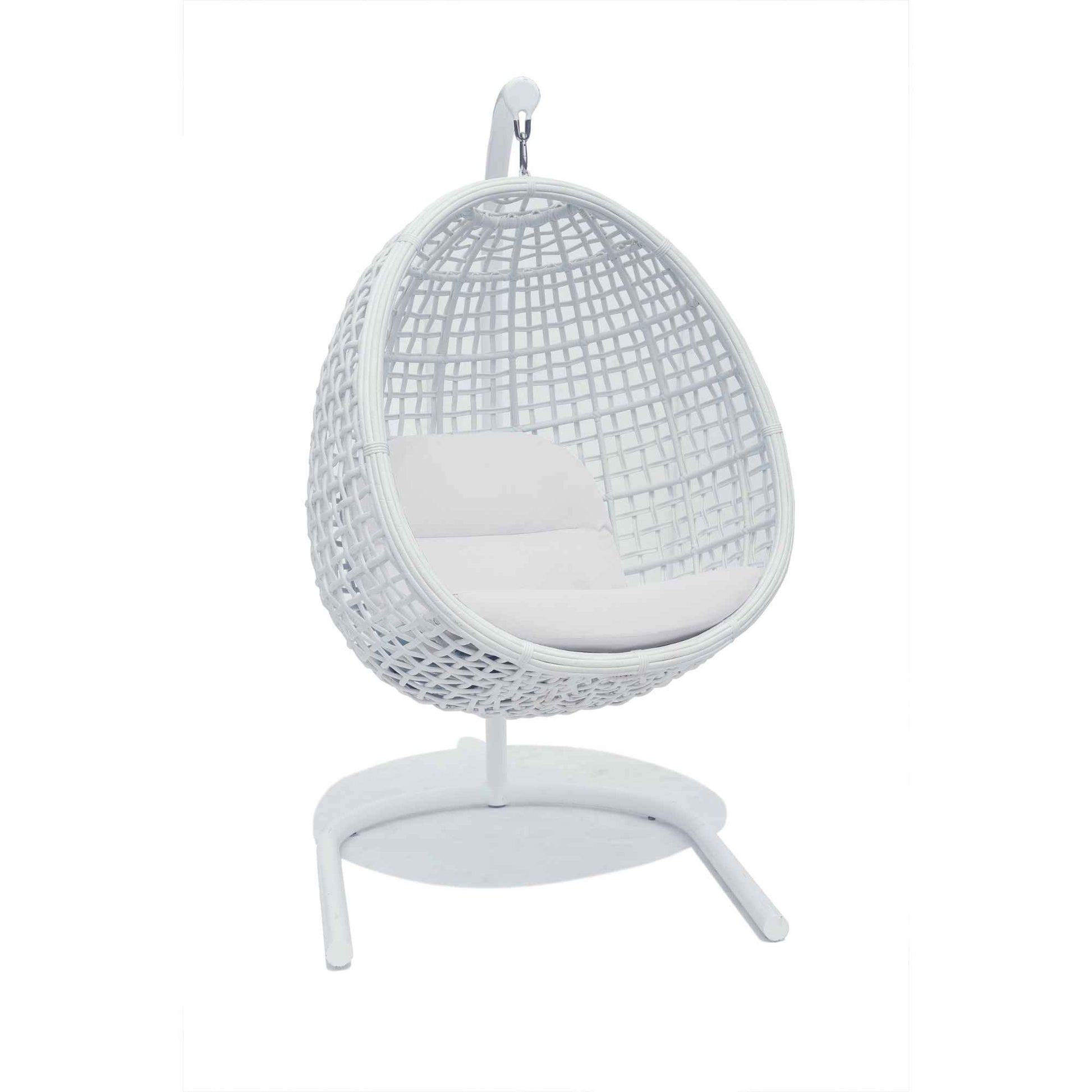 Dynasty Hanging Chair with Frame and Sunbrella Cushion