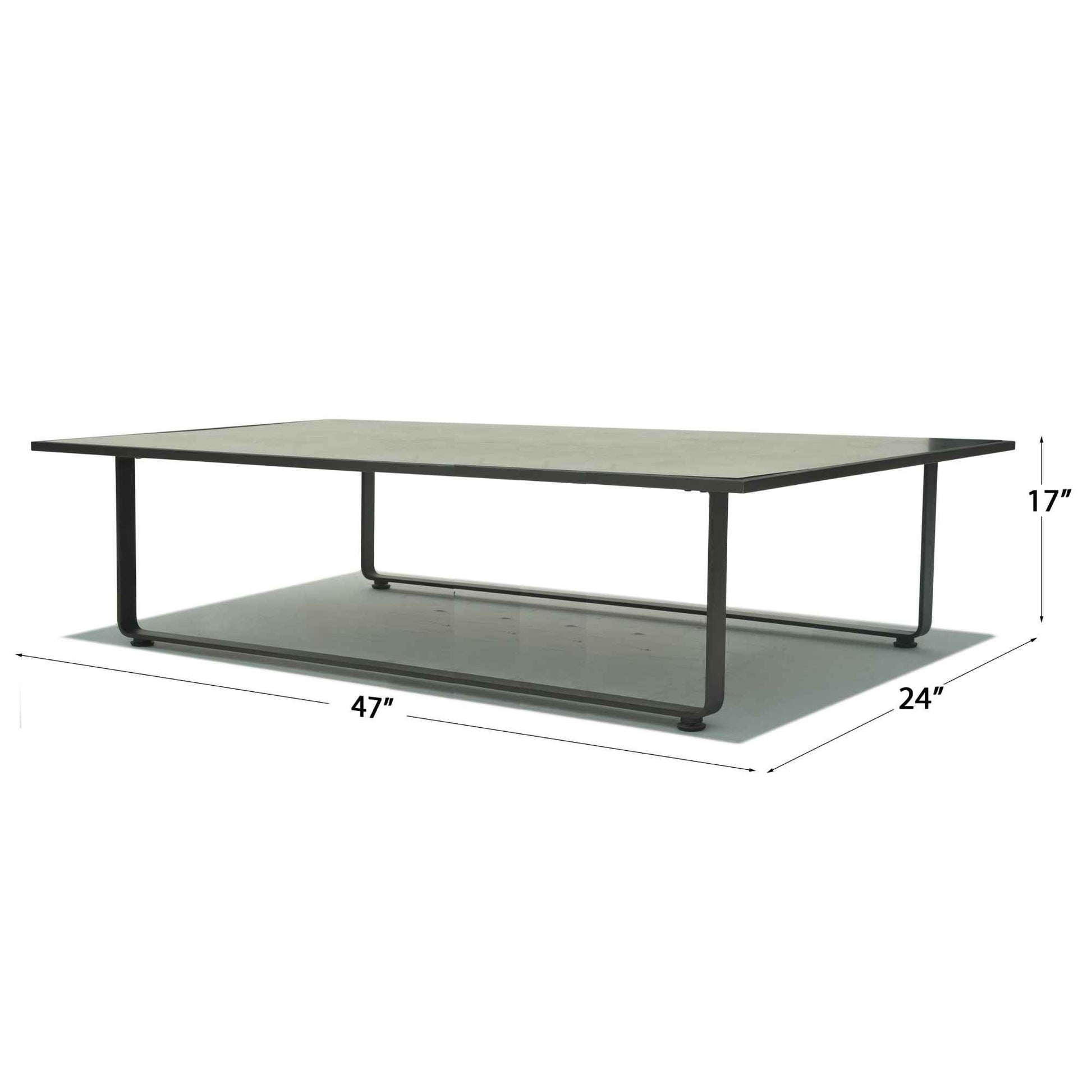 Horizon Coffee Table with Glass