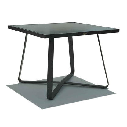 Horizon Square Dining Table with Glass