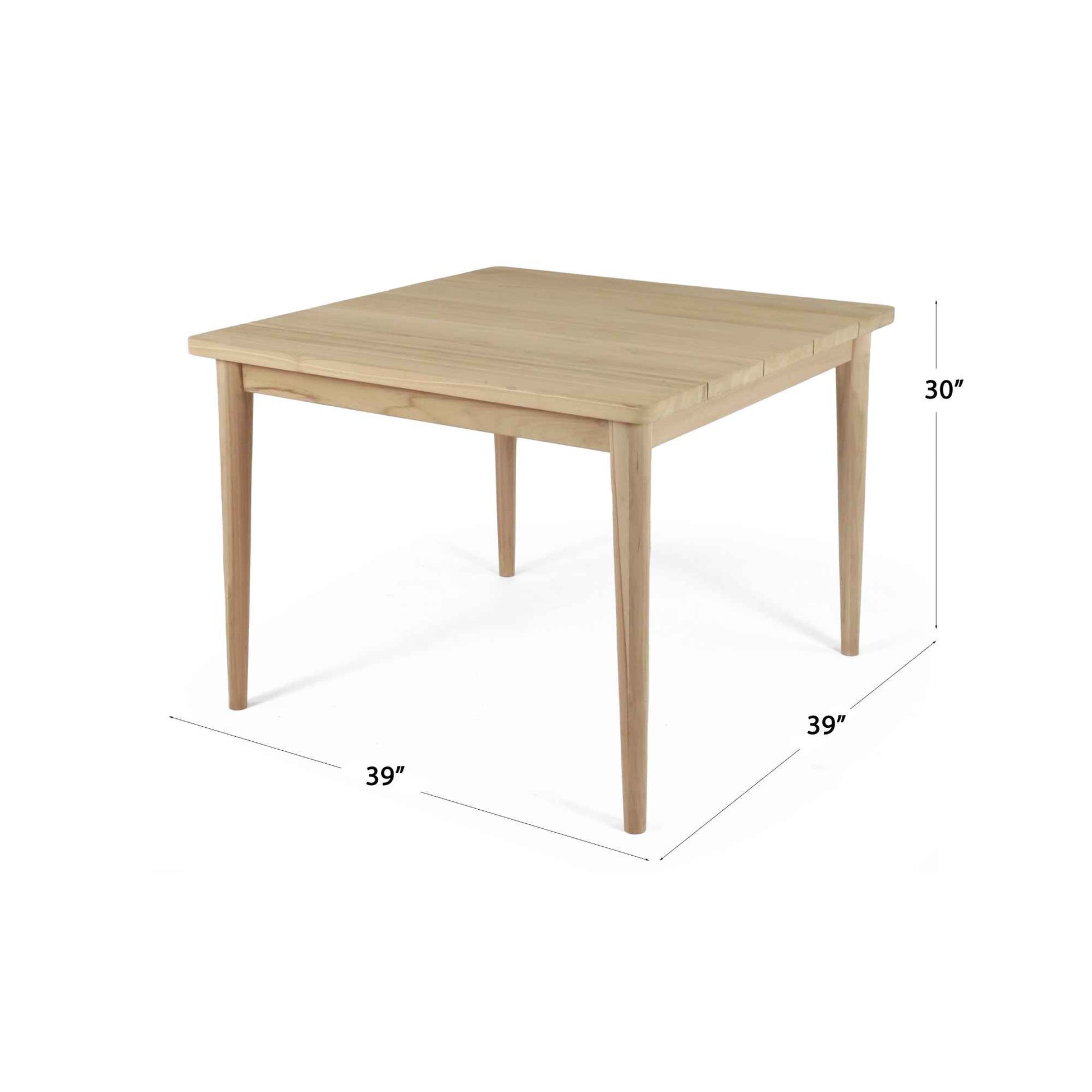 Calixto 5-Piece Square Dining Set with Sunbrella Cushions