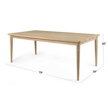 Calixto 7-Piece Rectangular Dining Set with Sunbrella Cushions