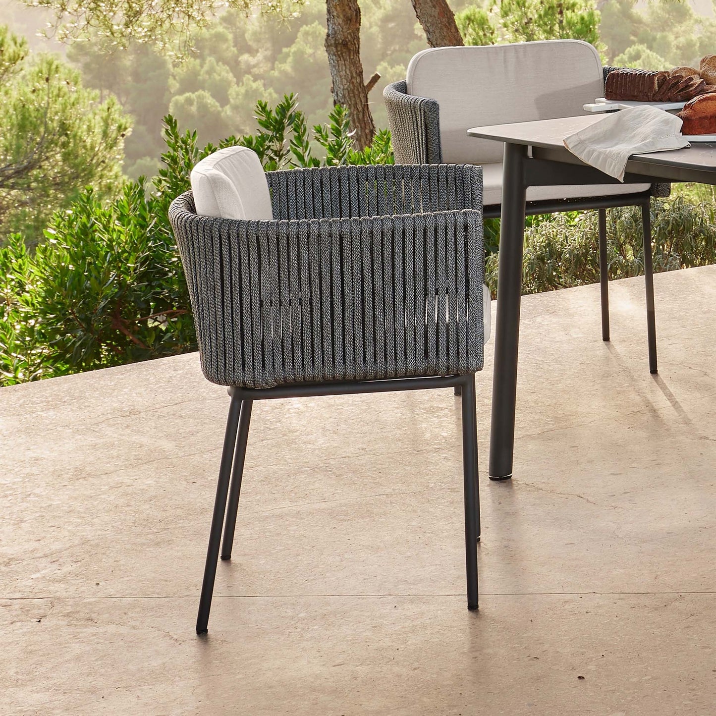 Boston 7-Piece Rectangular Dining Set with Sunbrella Cushions