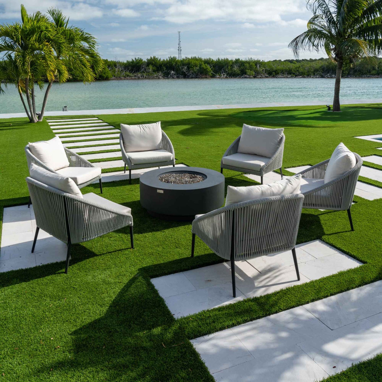Rodona Armchair with Sunbrella Cushion