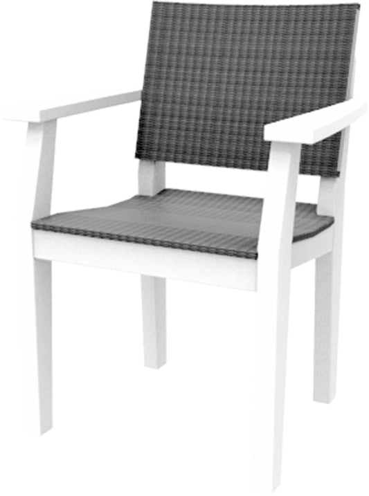 MAD Dining Arm Chair Woven by Seaside Casual (281W)