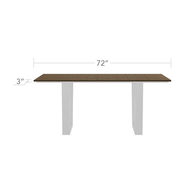 Bosca Rectangular Table Top 40"x84" by DecoScape (7007-417)