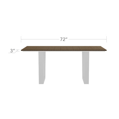 Bosca Rectangular Table Top 40"x84" by DecoScape (7007-417)