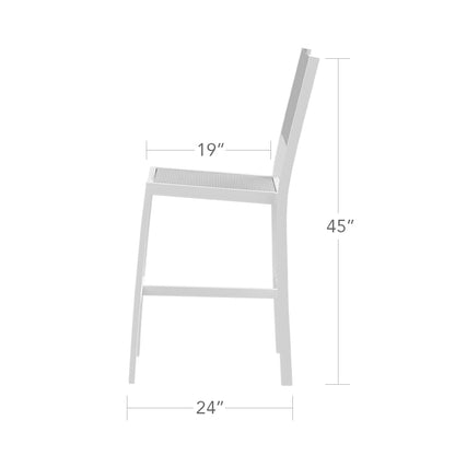 Fusion Bar Side Armless Chair by DecoScape