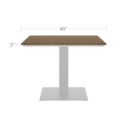 Bosca Square Table Top 40'' x 40 by DecoScape (7007-389)