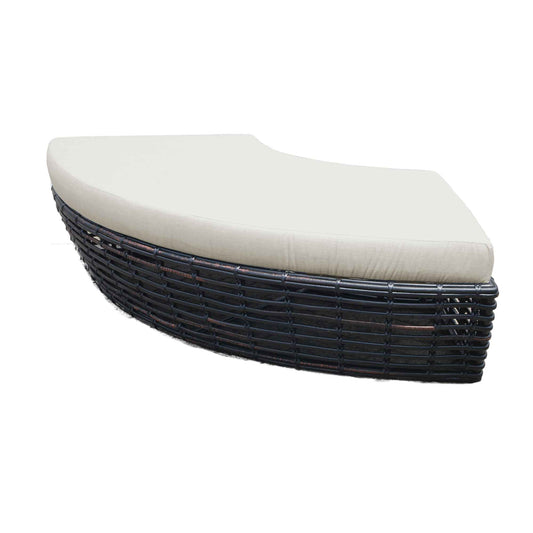 Halo Bench with Sunbrella Cushions