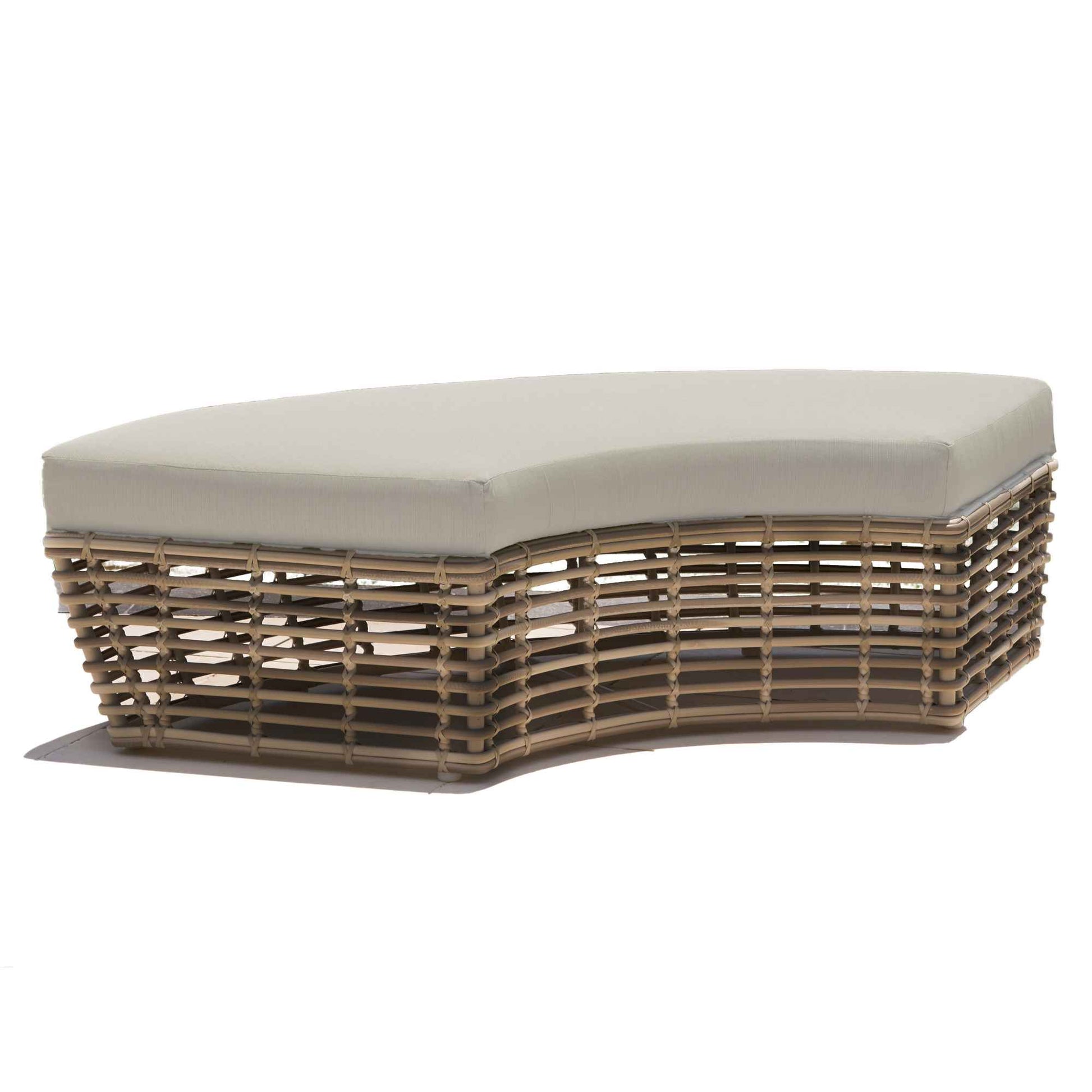 Halo Bench with Sunbrella Cushions