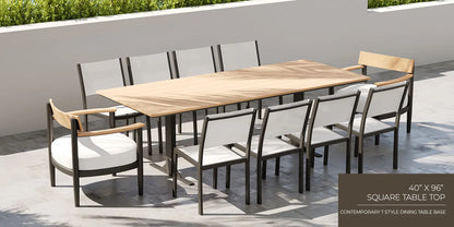 Bosca Rectangular Table Top 46" x 120" by DecoScape (7007-419)