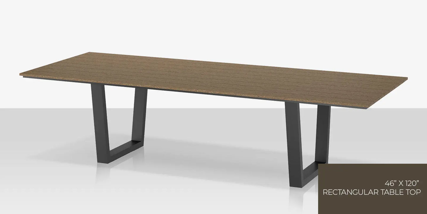 Bosca Rectangular Table Top 46" x 120" by DecoScape (7007-419)