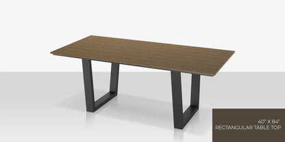 Bosca Rectangular Table Top 40"x84" by DecoScape (7007-417)