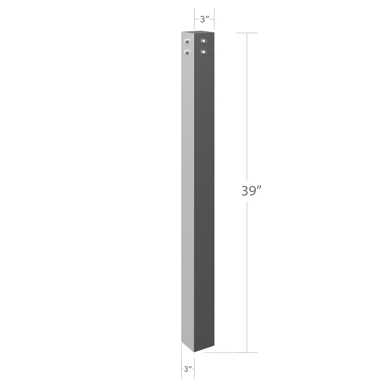 Contemporary Parson Style Dining Table Base by DecoScape (1030-619)