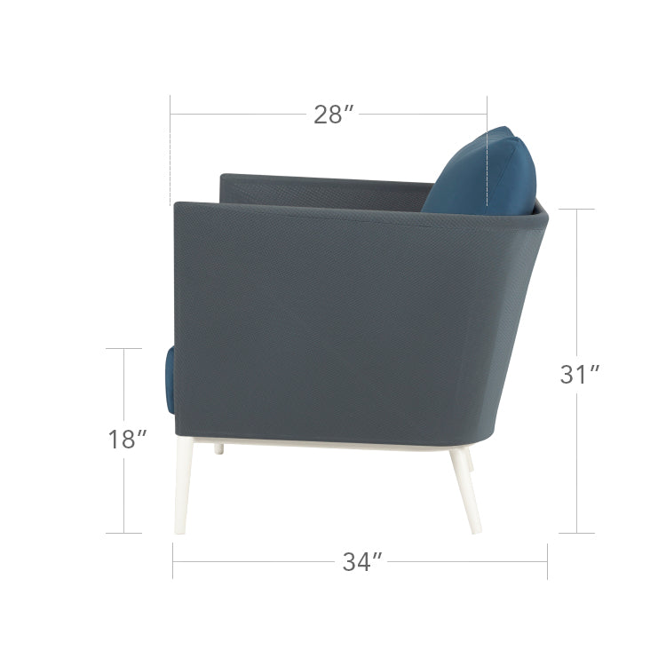 Cosmo Club Chair by DecoScape (2034-101)