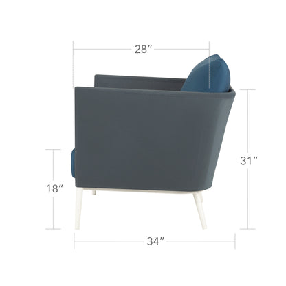 Cosmo Club Chair by DecoScape (2034-101)