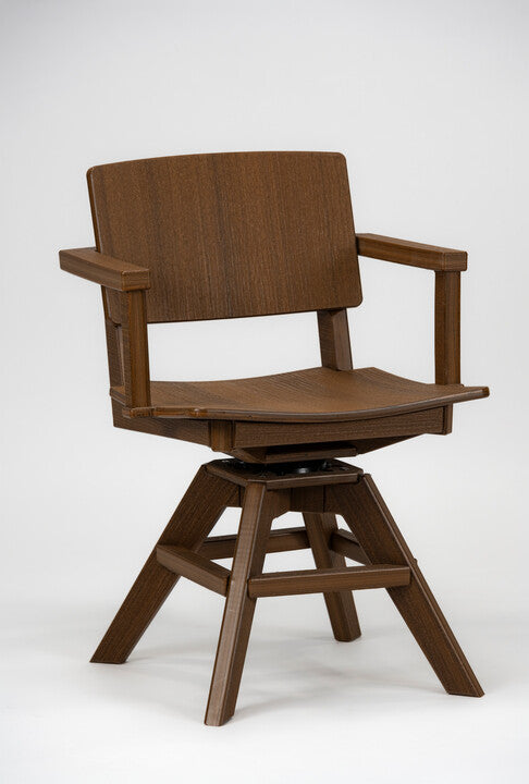 SYM Swivel Dining Arm Chair by Seaside Casual (360)
